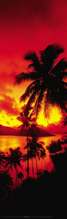 Sunset in Fiji Poster Sunset in Fiji Poster
