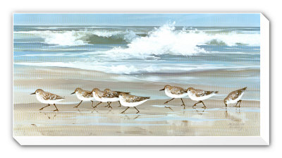 Piper Parade Stretched Canvas Print Piper Parade Stretched Canvas Print