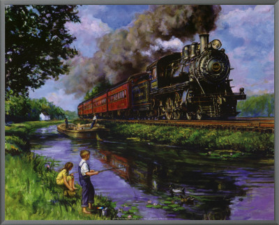 An American Classic Framed Canvas Print An American Classic Framed Canvas Print