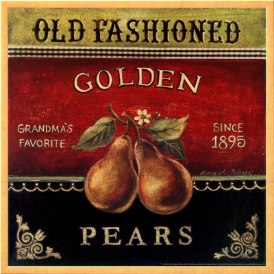 Golden Pears Framed Canvas Print Golden Pears Framed Canvas Print