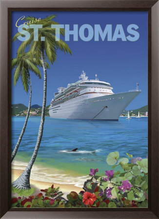 Cruise St. Thomas Framed Print Cruise St. Thomas Framed Print
