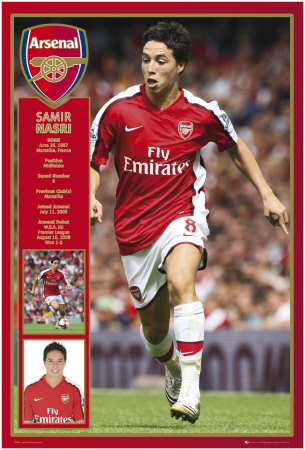 Arsenal - Nasri Poster Arsenal - Nasri Poster