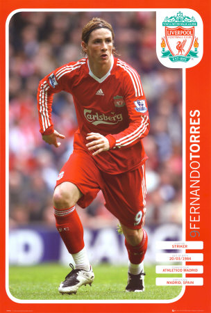 Liverpool - Torres Poster Liverpool - Torres Poster