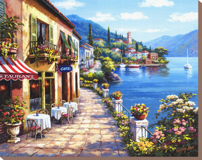 Overlook Cafe I Stretched Canvas Print Overlook Cafe I Stretched Canvas Print