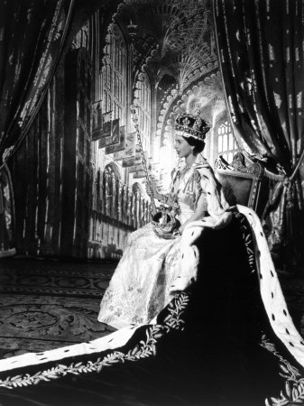 queen elizabeth ii crowned. queen elizabeth ii coronation