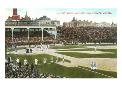 Old Chicago Ball Grounds Giclee Print Old Chicago Ball Grounds Giclee Print