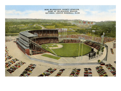 Milwaukee Stadium, Wisconsin Giclee Print Milwaukee Stadium, Wisconsin Giclee Print