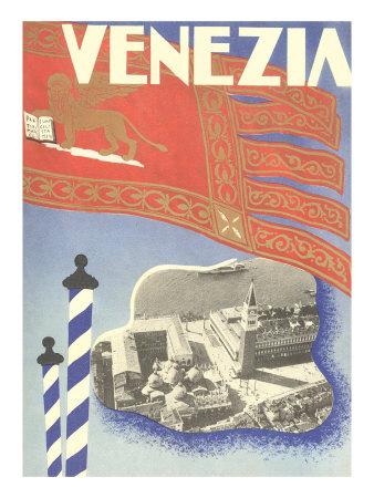 Venice Italy Poster Giclee Print Venice Italy Poster Giclee Print