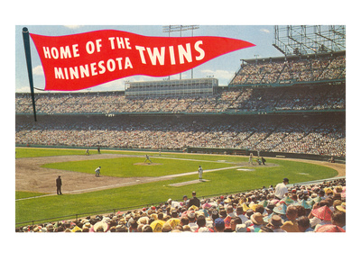 Home of the Minnesota Twins Giclee Print Home of the Minnesota Twins Giclee Print