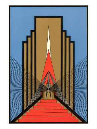 Geometric Art Deco Giclee Print Geometric Art Deco Giclee Print