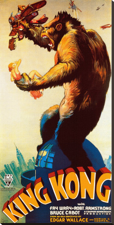 King Kong Stretched Canvas Print King Kong Stretched Canvas Print