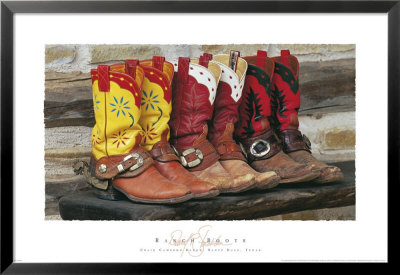 Ranch Boots Framed Print Ranch Boots Framed Print