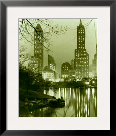 New York Nights Framed Print New York Nights Framed Print