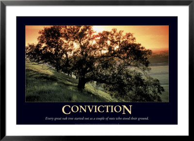 Conviction Framed Print Conviction Framed Print