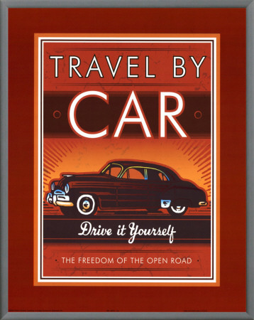 Car Framed Canvas Print Car Framed Canvas Print