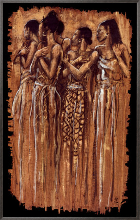 Sisters in Spirit Framed Canvas Print Sisters in Spirit Framed Canvas Print