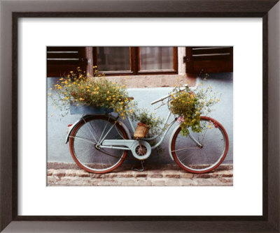 Blue Bike Framed Print Blue Bike Framed Print