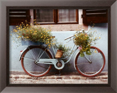 Blue Bike Framed Print Blue Bike Framed Print