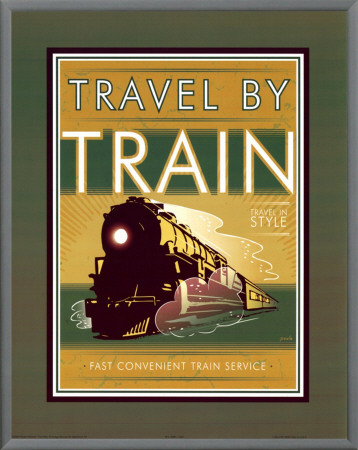 Train Framed Canvas Print Train Framed Canvas Print