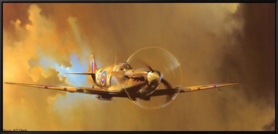 Spitfire Framed Canvas Print Spitfire Framed Canvas Print