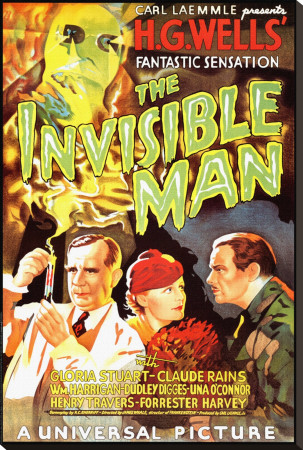 The Invisible Man Stretched Canvas Print The Invisible Man Stretched Canvas Print