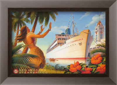 Aloha Towers Framed Print Aloha Towers Framed Print
