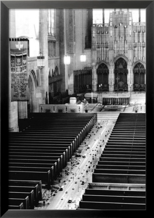 Church Aisle Framed Print Church Aisle Framed Print