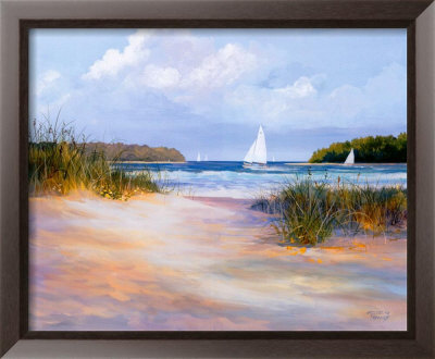 Bay Sailing Framed Print Bay Sailing Framed Print