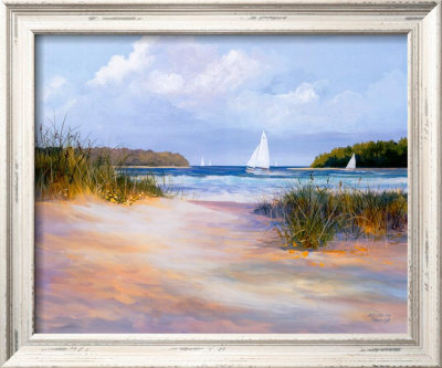 Bay Sailing Framed Print Bay Sailing Framed Print
