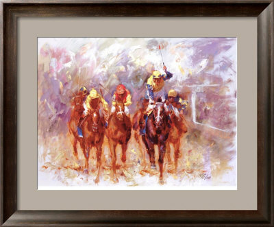 Homestretch Framed Print Homestretch Framed Print