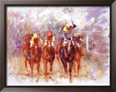 Homestretch Framed Print Homestretch Framed Print