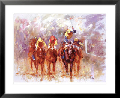 Homestretch Framed Print Homestretch Framed Print