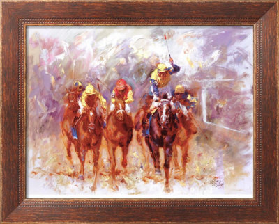 Homestretch Framed Print Homestretch Framed Print