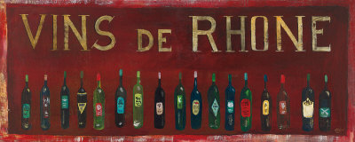 Vins de Rhone Print Vins de Rhone Print