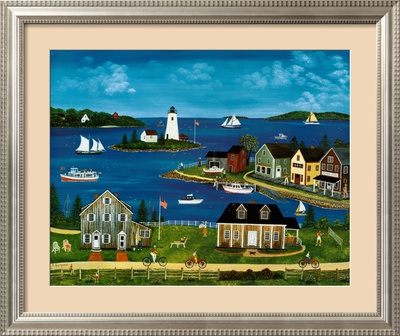 Cove in Summer Framed Print Cove in Summer Framed Print