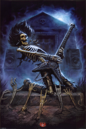 Spiral - Death Metal Poster Spiral - Death Metal Poster