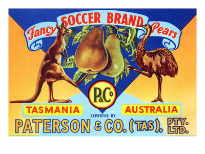 Fancy Soccer Brand Pears Premium Poster Fancy Soccer Brand Pears Premium Poster