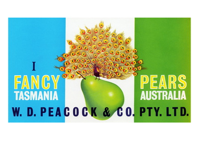 Peacock Pears Premium Poster Peacock Pears Premium Poster