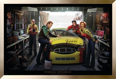 Eternal Speedway Framed Print Eternal Speedway Framed Print