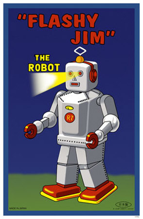 Flashy Jim - The Robot Masterprint Flashy Jim - The Robot Masterprint