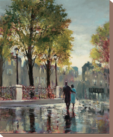 Boulevard Walk Stretched Canvas Print Boulevard Walk Stretched Canvas Print