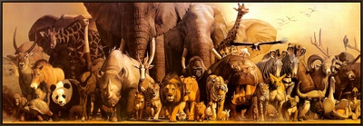 Noah's Ark Framed Canvas Print Noah's Ark Framed Canvas Print