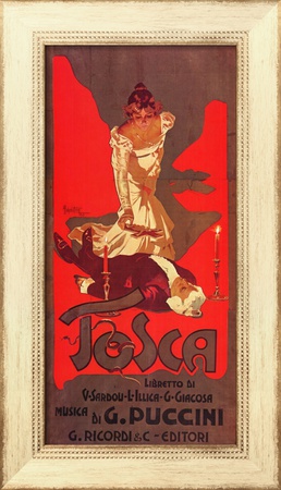 Puccini, Tosca Framed Print Puccini, Tosca Framed Print