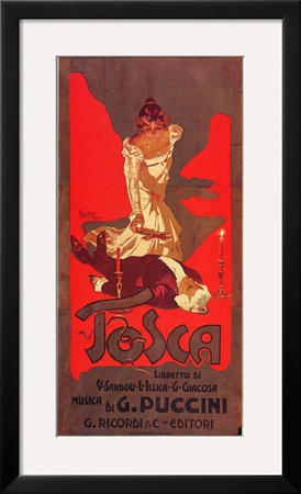 Puccini, Tosca Framed Print Puccini, Tosca Framed Print