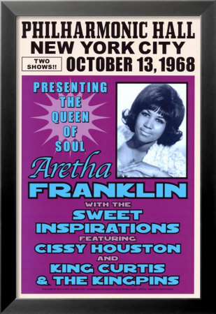 Aretha Franklin, NYC, 1968 Framed Print Aretha Franklin, NYC, 1968 Framed Print