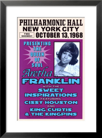 Aretha Franklin, NYC, 1968 Framed Print Aretha Franklin, NYC, 1968 Framed Print