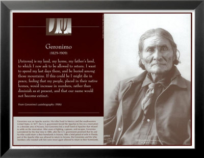Geronimo Framed Print Geronimo Framed Print