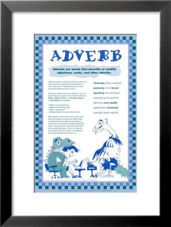 Adverb Framed Print Adverb Framed Print