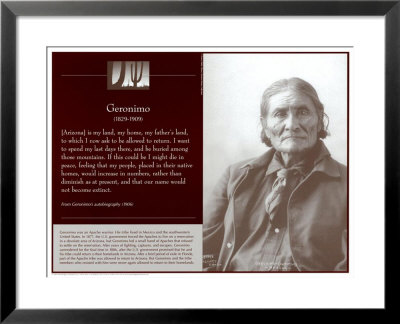 Geronimo Framed Print Geronimo Framed Print