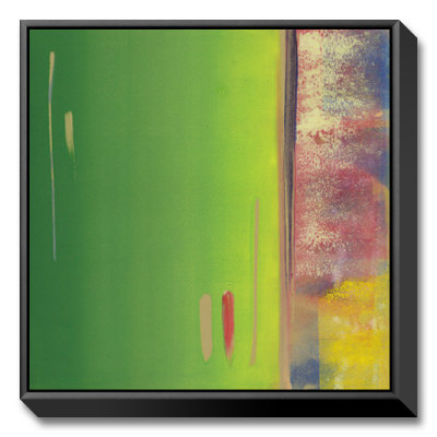 Green Abstract Framed Limited Edition on Canvas Green Abstract Framed Limited Edition on Canvas